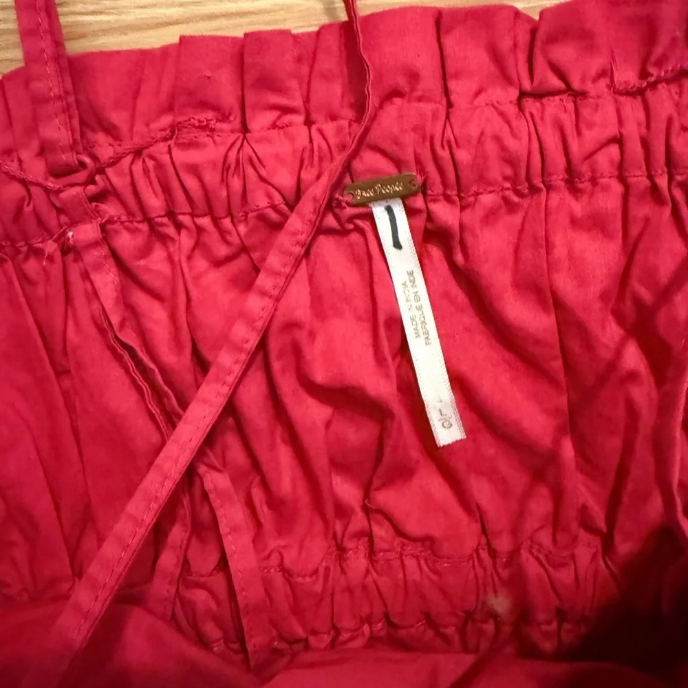 NWOT Free People Gabby Tube Top Punch Size Large